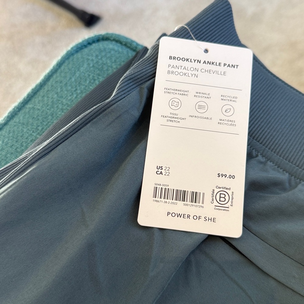 NWT Athleta Brooklyn Ankle Pant - Picture 6 of 7